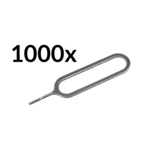 1000 vnt. maišas - SIM kortelės atidarymo įrankis / SIM išėmimo įrankis iPhone 3G 3GS 4 4G 4S