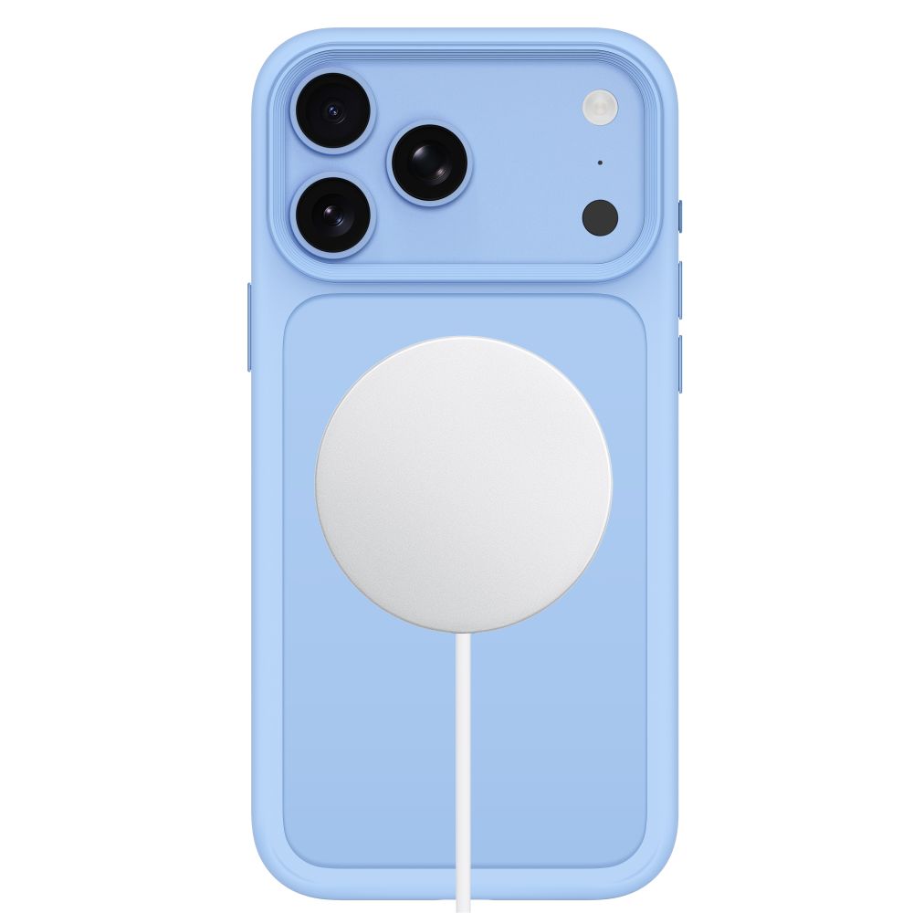 Dėklas Tech-Protect Magmat MagSafe CC iPhone 17 Pro / 18 Pro, matinis šviesiai mėlynas