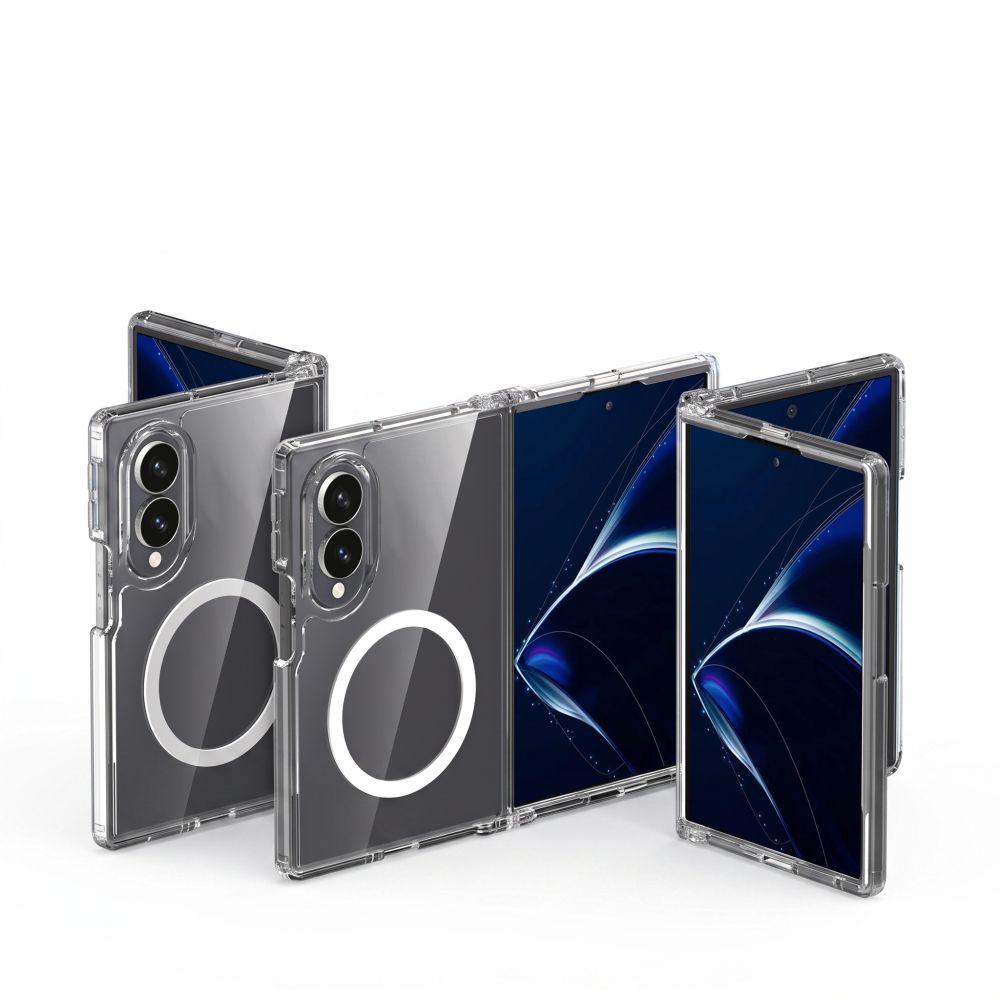 Dėklas Tech-Protect FlexAir Hybrid MagSafe Galaxy Z Fold 8, skaidrus