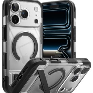 Dėklas Ringke UX Magnetic iPhone 17 Pro Max / 18 Pro Max, skaidrus