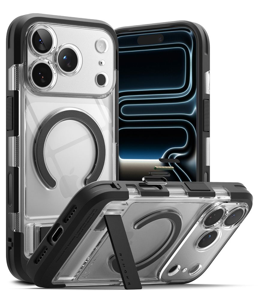 Dėklas Ringke UX Magnetic iPhone 17 Pro Max / 18 Pro Max, skaidrus