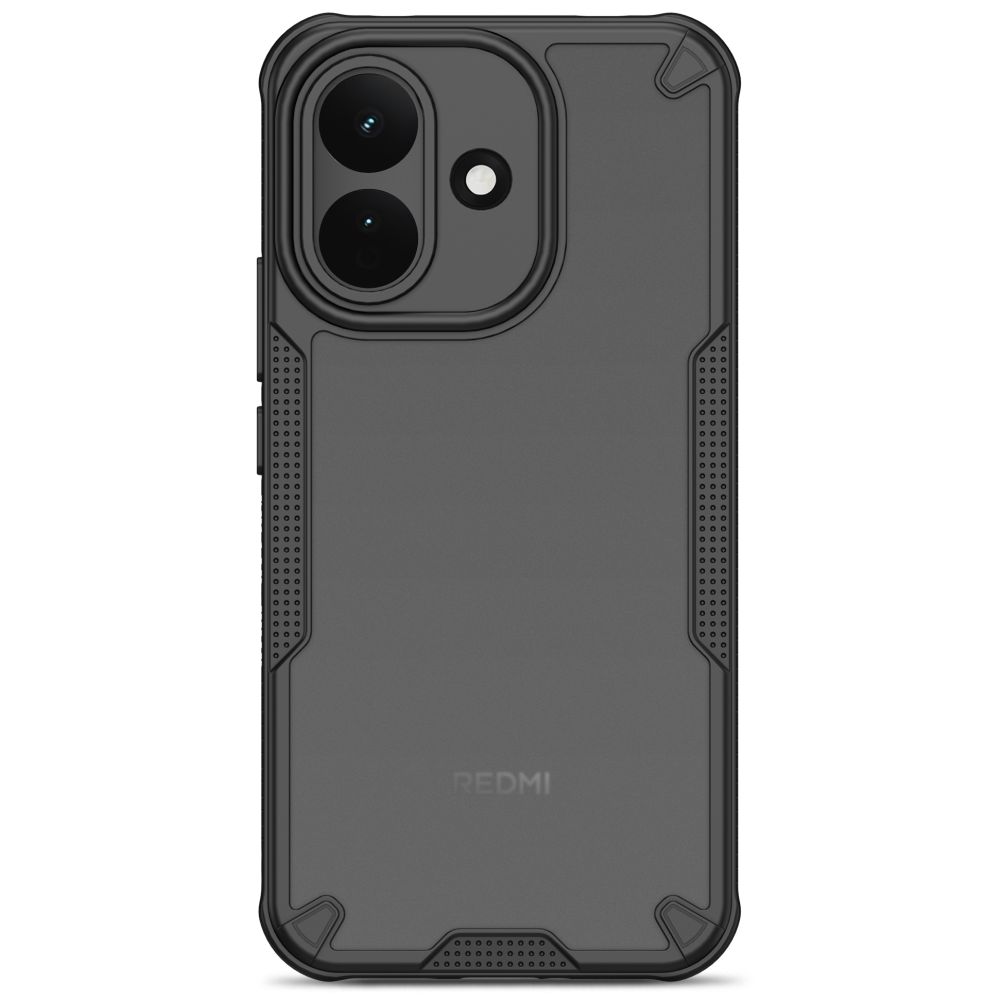 Dėklas Tech-Protect Rugged Shield Xiaomi Redmi Note 17 Pro 5G, matinis juodas
