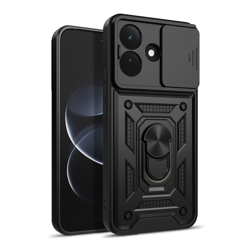 Dėklas Xiaomi Redmi Note 17 Pro 5G Tech-Protect CamShield Pro, juodas