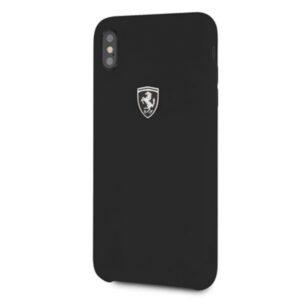 Ferrari silikoninis dėklas iPhone XS Max – juodas