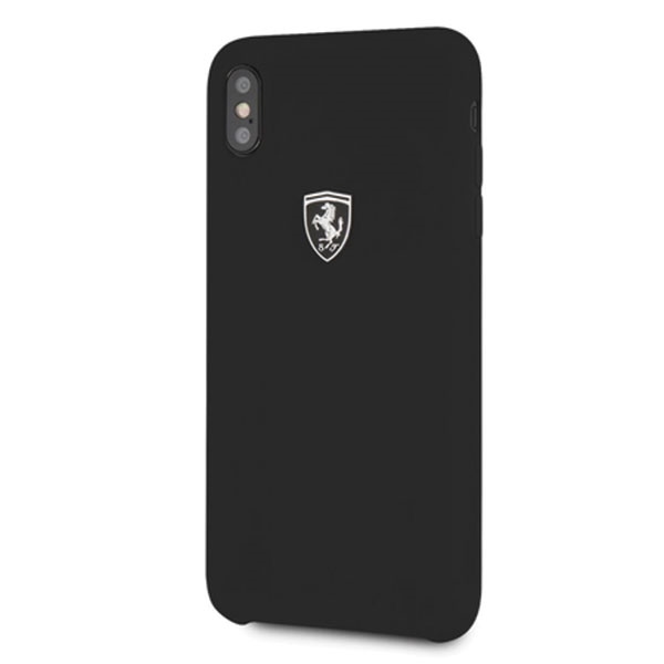 Ferrari silikoninis dėklas iPhone XS Max – juodas