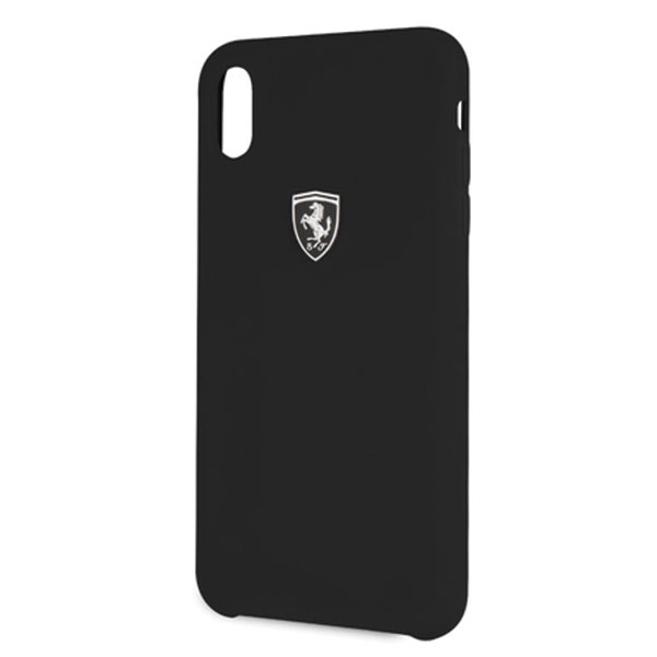 Ferrari silikoninis dėklas iPhone XS Max – juodas