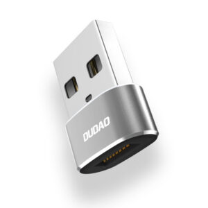 Dudao adapteris iš USB Type-C į USB juodą (L16AC juoda)