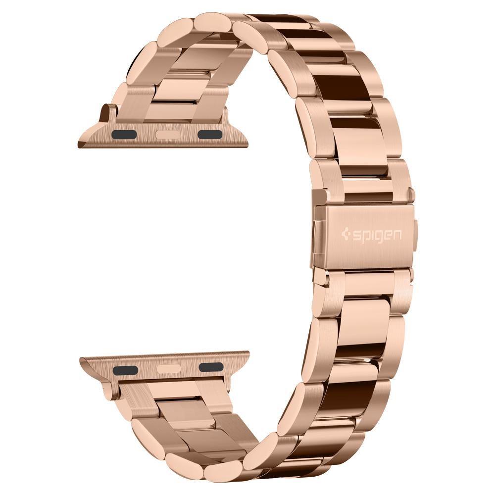 Dirželis Spigen Modern Fit Band Apple Watch 8 / 9 / 10 / 11 / SE (40 / 41 / 42 mm), rožinio aukso