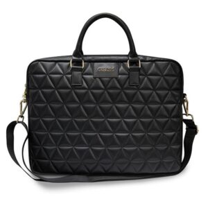 Guess Quilted krepšys 16" nešiojamajam kompiuteriui - juodas