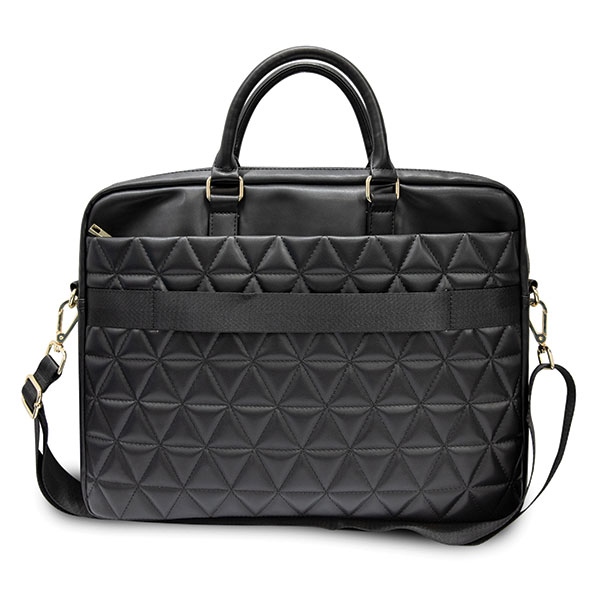 Guess Quilted krepšys 16" nešiojamajam kompiuteriui - juodas