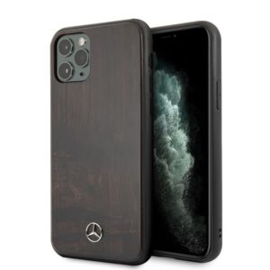 Mercedes-Benz Wood Line dėklas iPhone 11 Pro Max – rudas