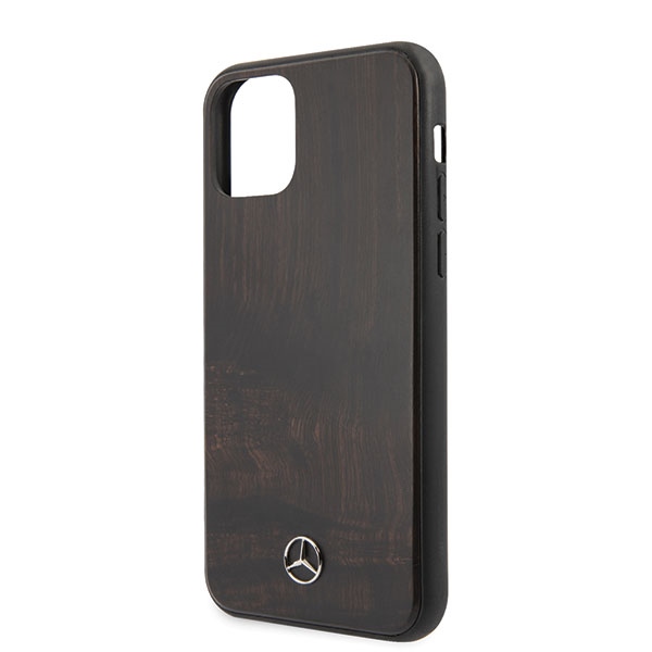 Mercedes-Benz Wood Line dėklas iPhone 11 Pro Max – rudas