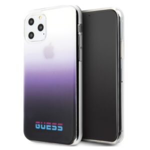 Guess dėklas iPhone 11 Pro Max – violetinis (California)