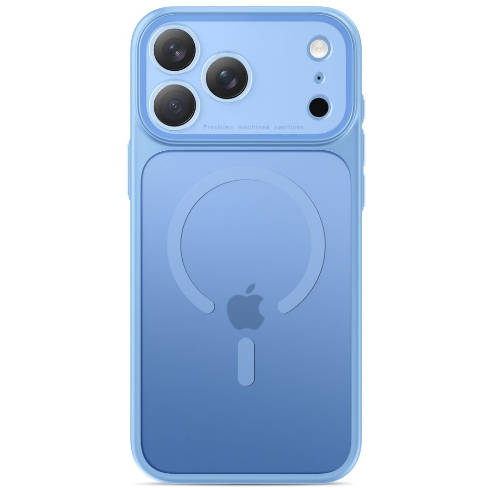Dėklas Tech-Protect MagPrime MagSafe CC iPhone 17 Pro / 18 Pro, matinis šviesiai mėlynas