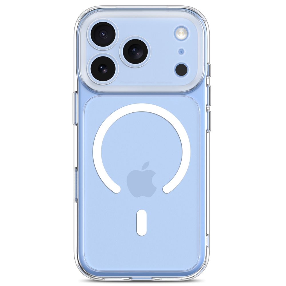 Dėklas Tech-Protect MagPeak MagSafe CC iPhone 17 Pro Max / 18 Pro Max, skaidrus