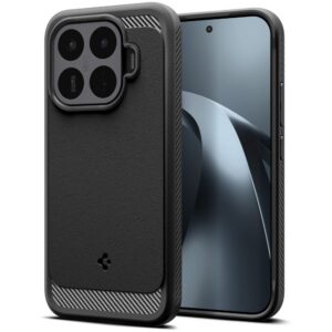 Dėklas Spigen Rugged Armor Xiaomi 17T, matinis juodas