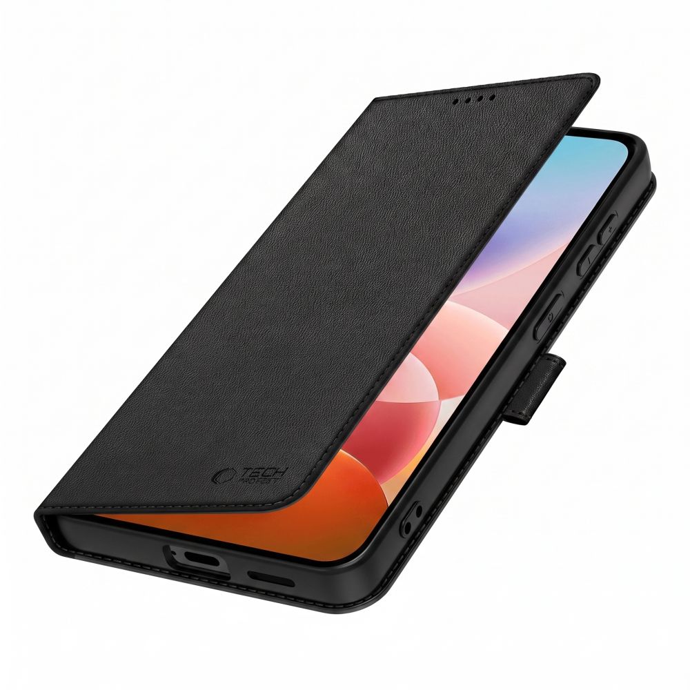 Dėklas Tech-Protect Wallet Xiaomi Redmi 17 4G / 5G, juodas