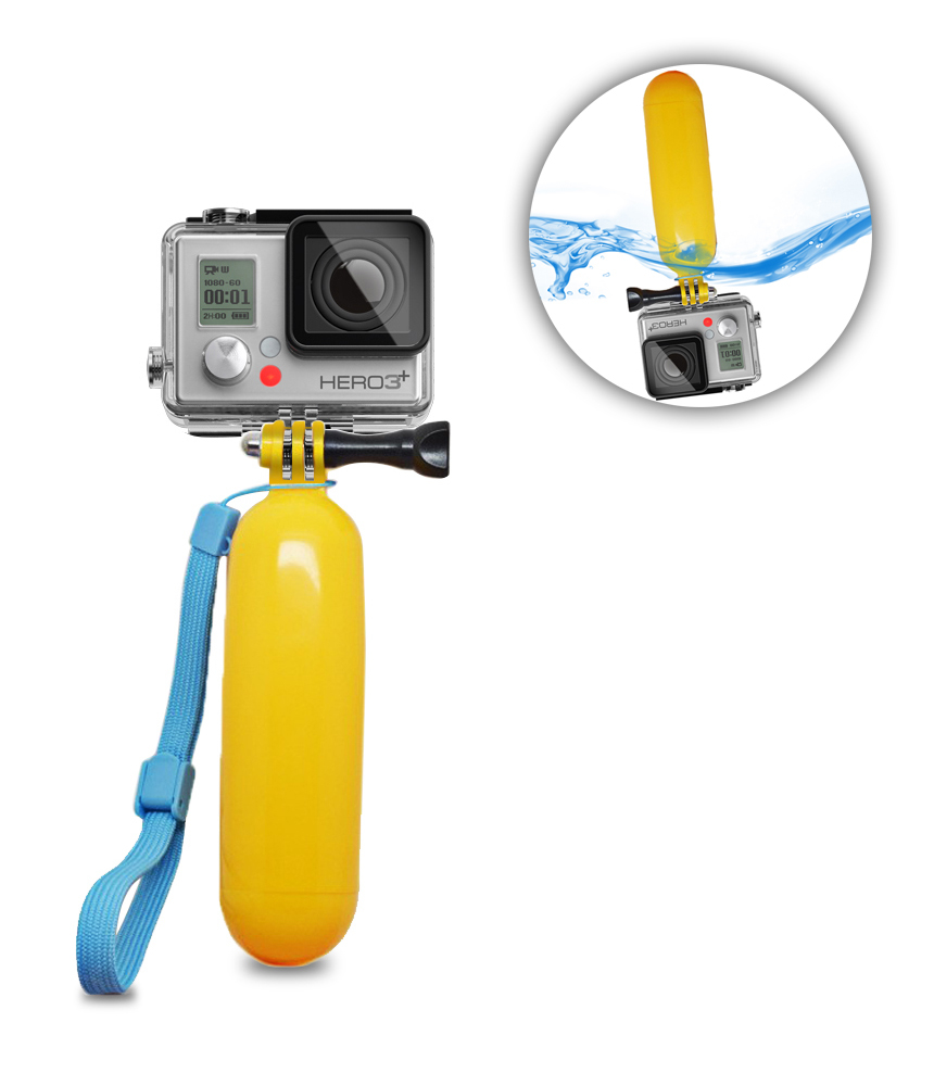 Plūdūs montavimas GoPro SJCAM sportinėms kameroms