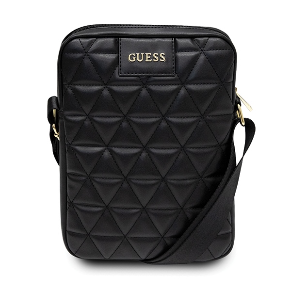 Guess Quilted 10" Tablet Bag - juoda