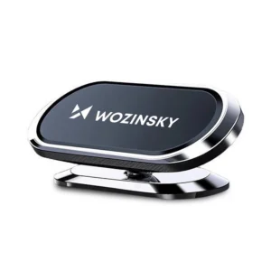 Wozinsky WMH-06 lipnus magnetinis automobilinis laikiklis prietaisų skydeliui 360, sidabrinis