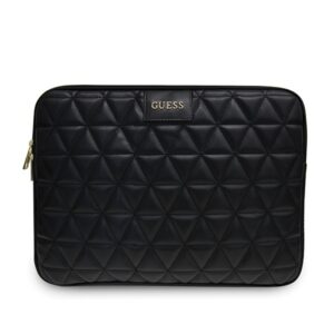 Guess Quilted dėklas 13" nešiojamajam kompiuteriui – juodas