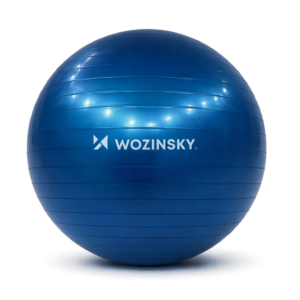 Wozinsky WGB65BL pratimų kamuolys, 65 cm, mėlynas