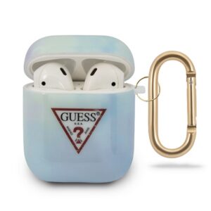 Guess Tie-Dye dėklas AirPods 1/2 – mėlynas