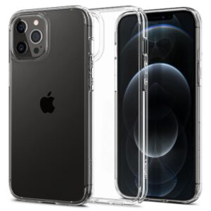 Dėklas Spigen Ultra Hybrid iPhone 12 / 12 Pro, skaidrus