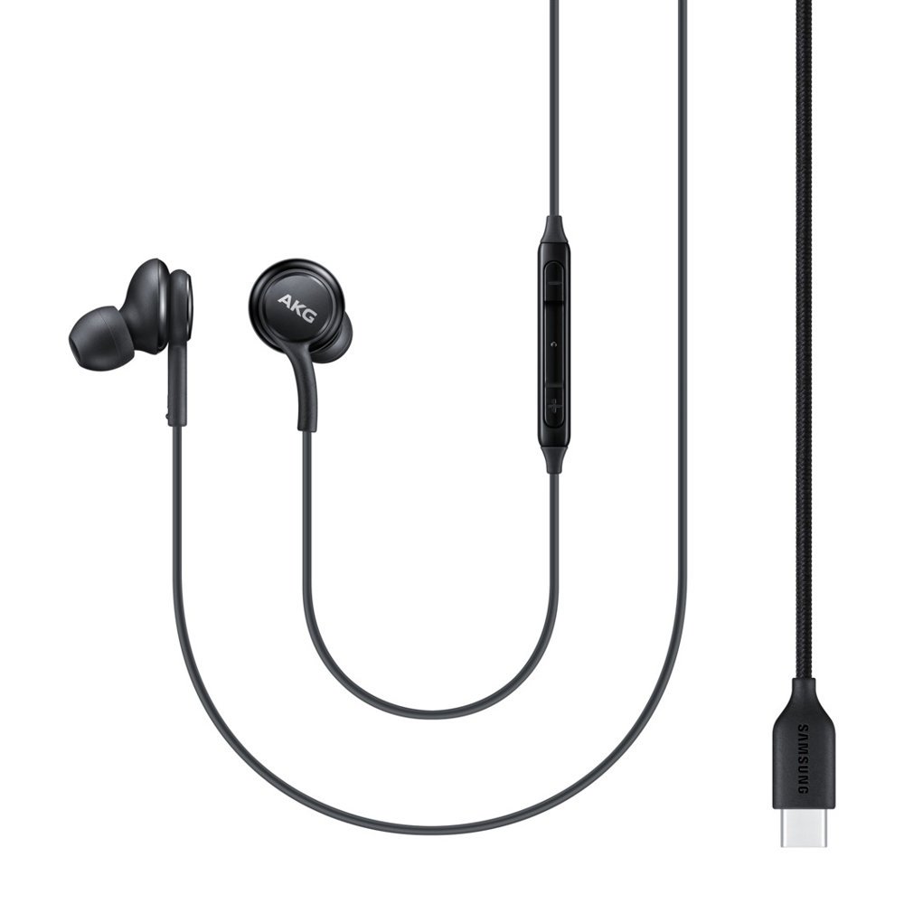 „Samsung AKG EO-IC100BBEGEU“ laidinės USB-C ausinės – juodos