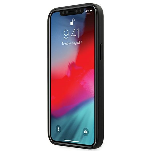 Ferrari Off Track Perforated dėklas iPhone 12 Pro Max – juodas