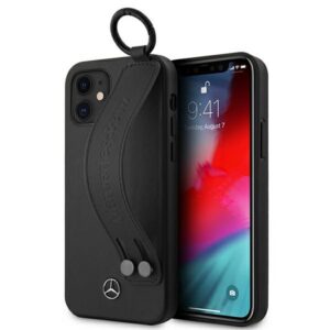 Mercedes-Benz Strap Line dėklas iPhone 12 mini – juodas