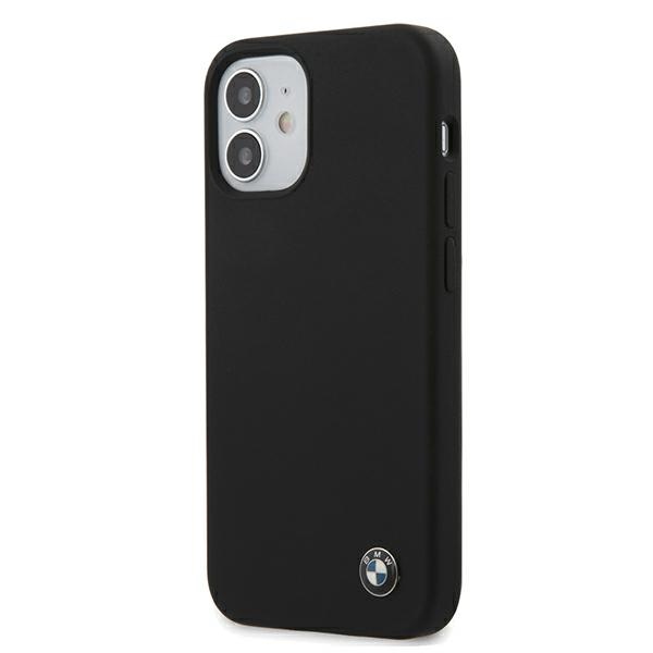 BMW silikoninis dėklas iPhone 12 mini – juodas
