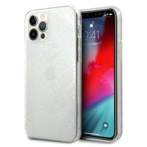Guess skaidrus dėklas iPhone 12 Pro Max – 4G 3D