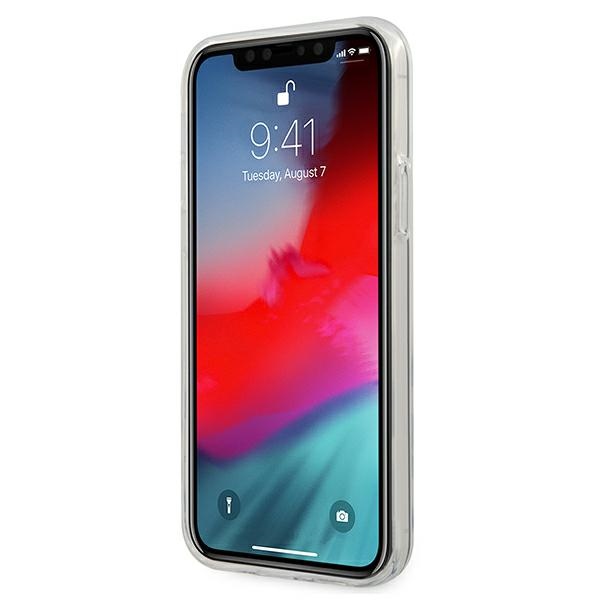 Guess Tie & Dye dėklas iPhone 12 Pro Max – mėlynas