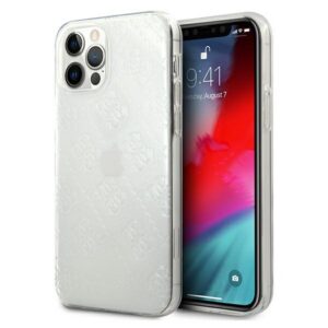 Guess skaidrus dėklas iPhone 12/12 Pro – 4G 3D