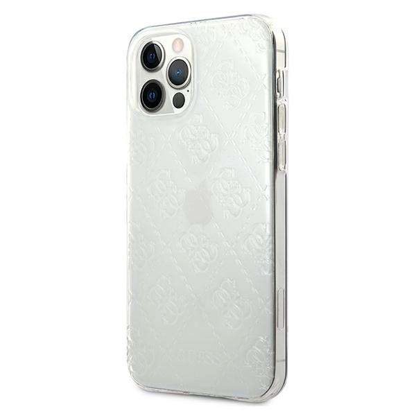 Guess skaidrus dėklas iPhone 12/12 Pro – 4G 3D