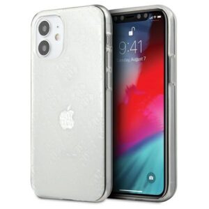 Guess skaidrus dėklas iPhone 12 mini – 4G 3D