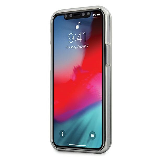 Guess dėklas iPhone 12 mini – rožinis Tie & Dye