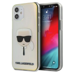 Karl Lagerfeld dėklas iPhone 12 mini – opalinis
