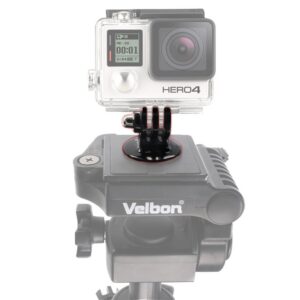 Sportinė kamerų montavimo sistema su GoPro trikojo montavimo sistema - juoda