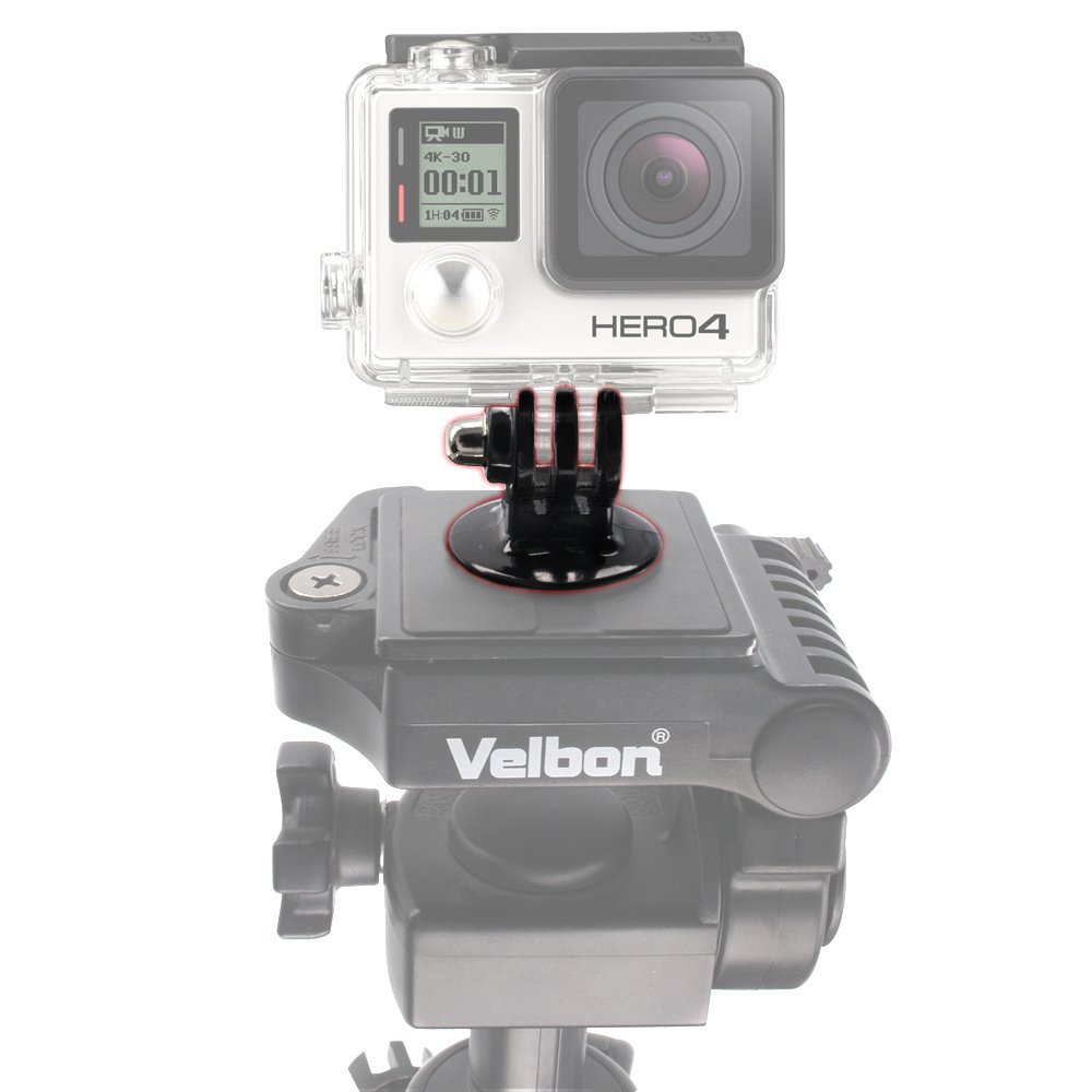 Sportinė kamerų montavimo sistema su GoPro trikojo montavimo sistema - juoda