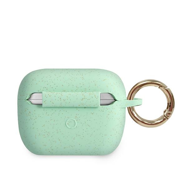 Guess silikoninis dėklas AirPods Pro – žalias