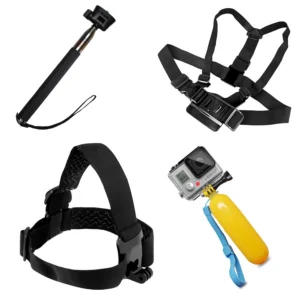 5 dalių GoPro SJCAM veiklos kamerų aksesuarų rinkinys