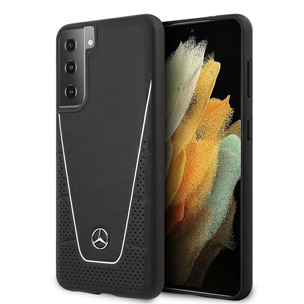 Mercedes-Benz Dynamic Line odinis dėklas Galaxy S21+ – juodas