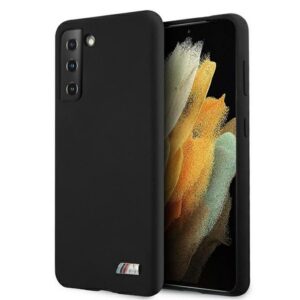 BMW silikoninis dėklas Samsung Galaxy S21+ – juodas