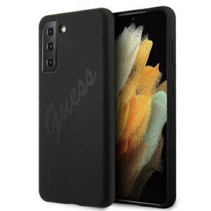 Guess silikoninis dėklas Galaxy S21+ – juodas