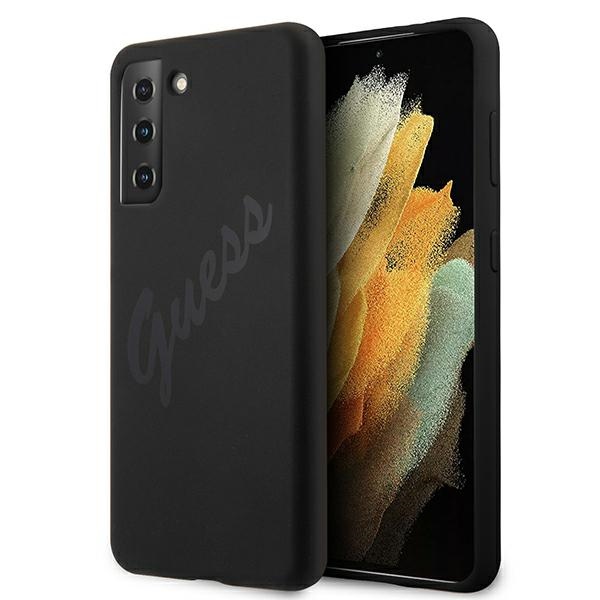 Guess silikoninis dėklas Galaxy S21+ – juodas