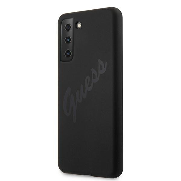 Guess silikoninis dėklas Galaxy S21+ – juodas