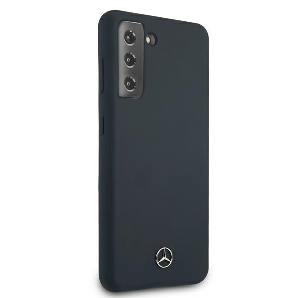 Mercedes-Benz silikoninis dėklas Galaxy S21 – mėlynas