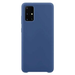 Silikoninis dėklas Samsung Galaxy A72 4G – tamsiai mėlynas